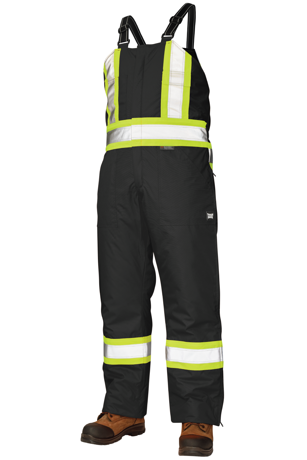 Hi-Vis Waterproof Poly Oxford Insulated Safety Bib Overalls - S798