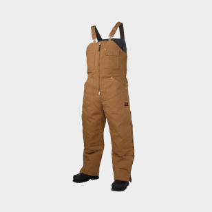 Brown Insulated Duck Bib Overall WB03