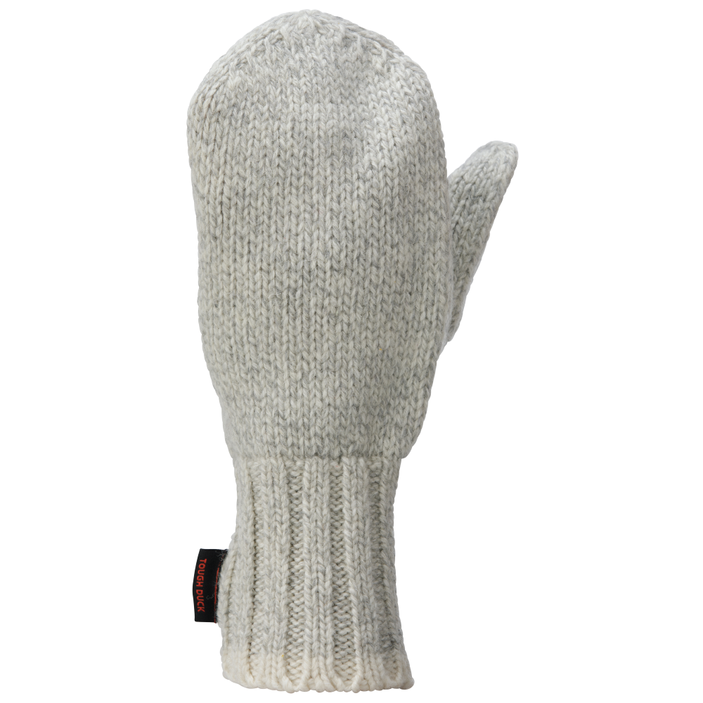 Oatmeal Brushed Rag Wool Mitt G333 Front image