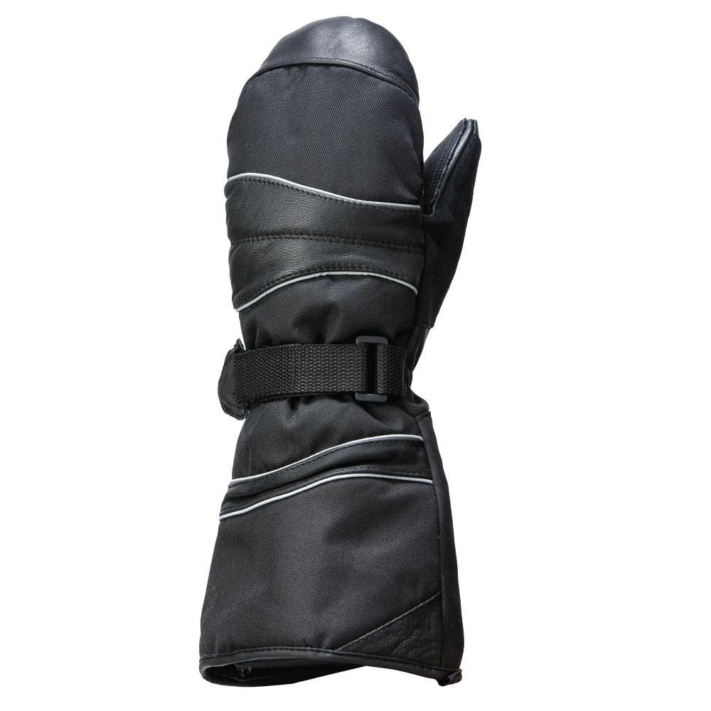 Black Snowmobile Mitt G414 Front image