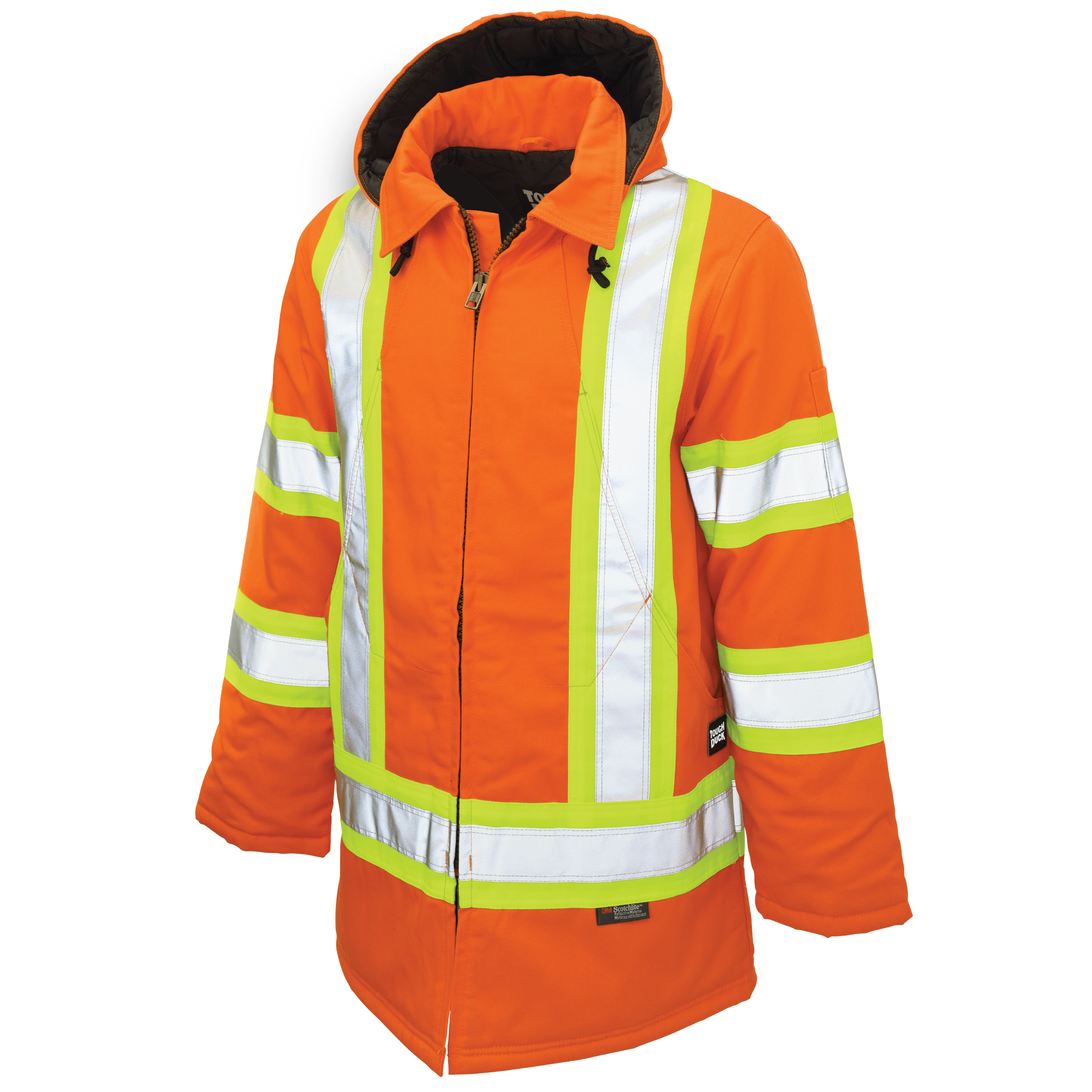 Tough Duck Duck Safety Parka - Hi-Viz Orange