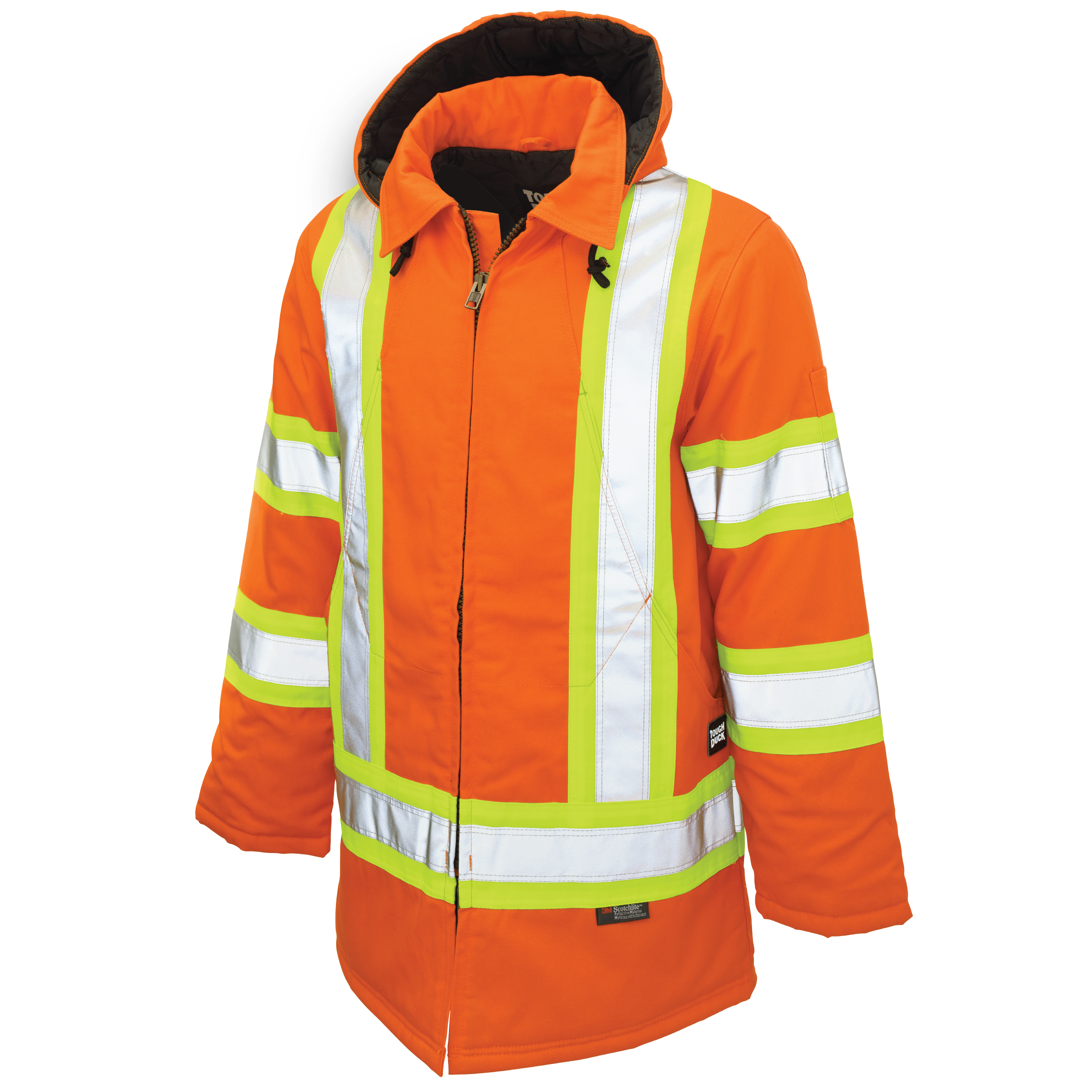 Orange Duck Safety Parka S157 Front image
