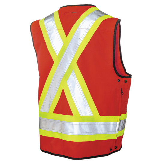 S313 - Poly Twill Surveyor Safety Vest