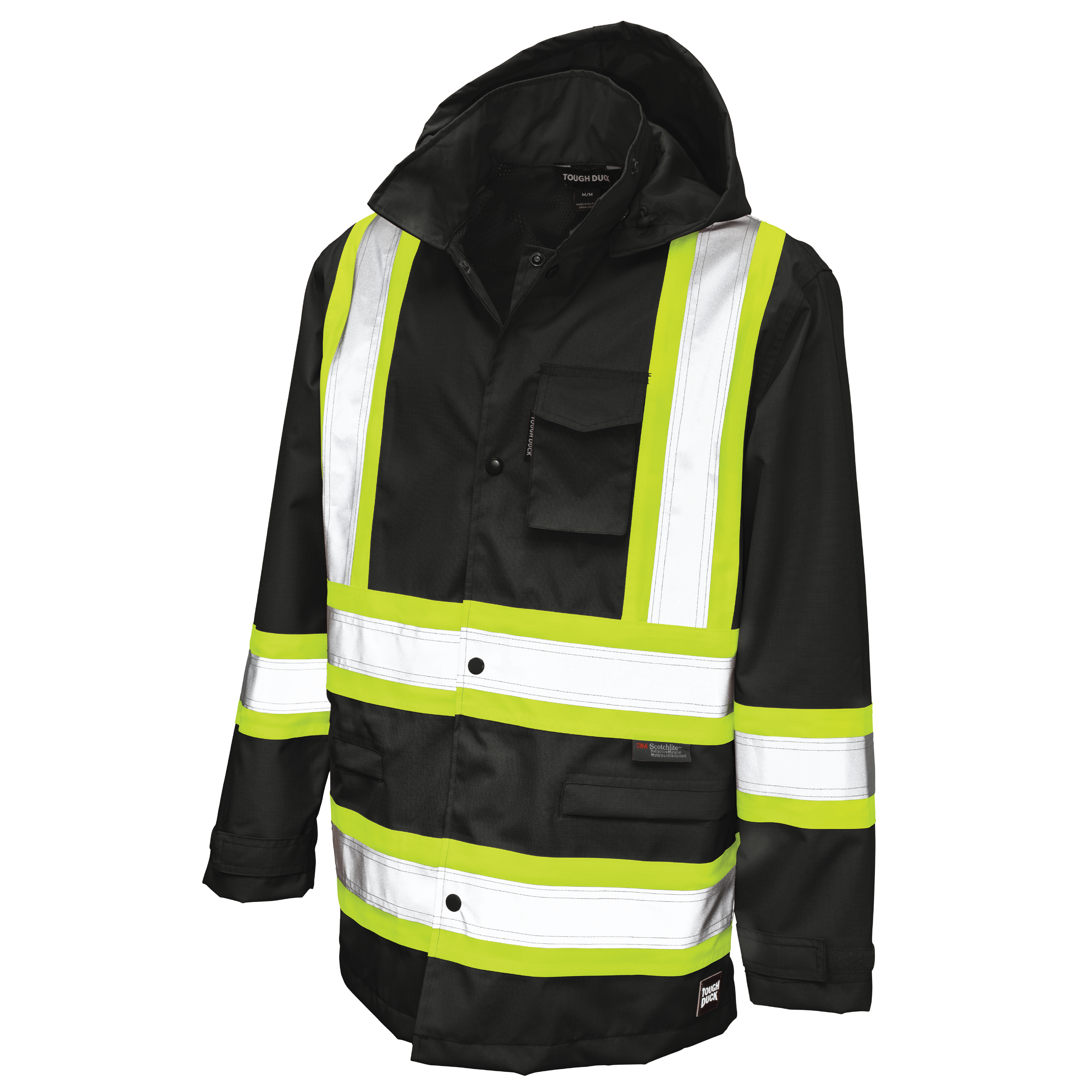 S372 Ripstop Safety Rain Jacket - Main Image