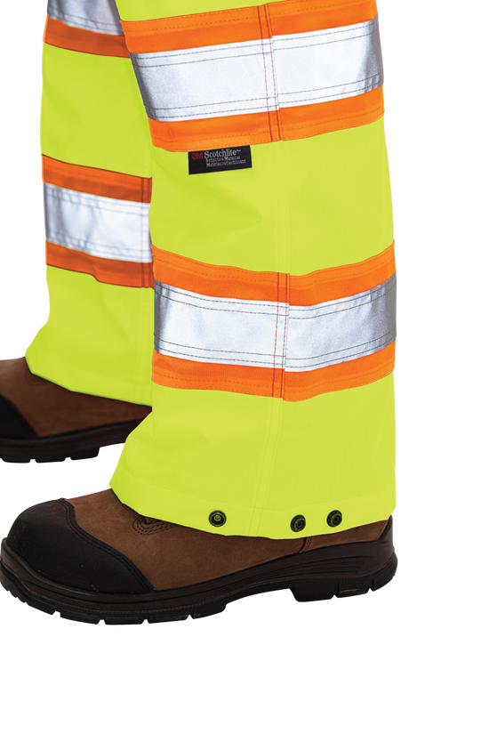 S374 - Pull-On Ripstop Safety Rain Pant