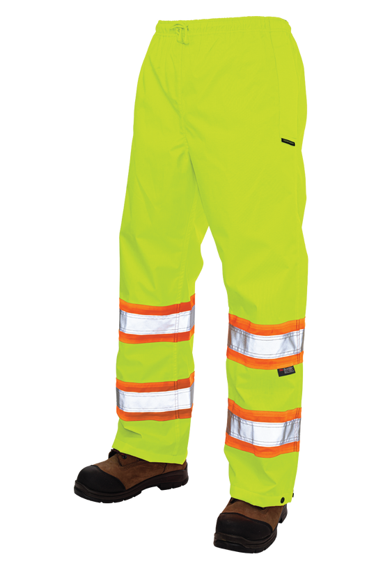 S374 - Pull-On Ripstop Safety Rain Pant