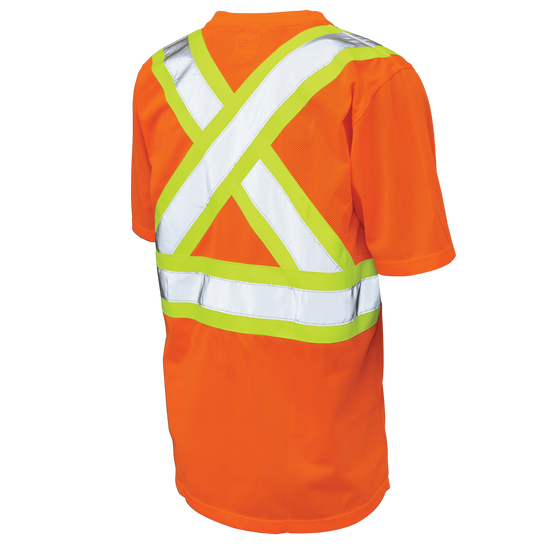 ST09 - Micro Mesh Short-Sleeve Safety T- Shirt