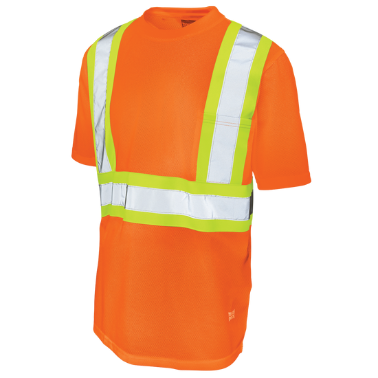 ST09 - Micro Mesh Short-Sleeve Safety T- Shirt