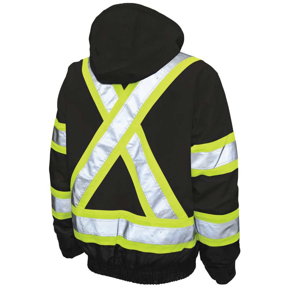 S413 - Poly Oxford 3-In-1 Safety Bomber With Fleece Liner