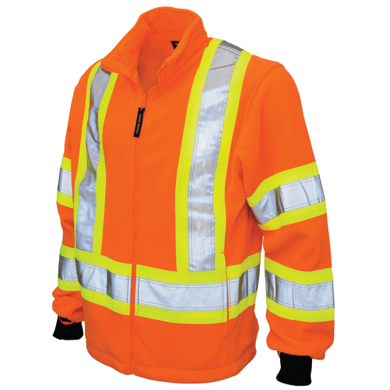 S413 - Poly Oxford 3-In-1 Safety Bomber With Fleece Liner