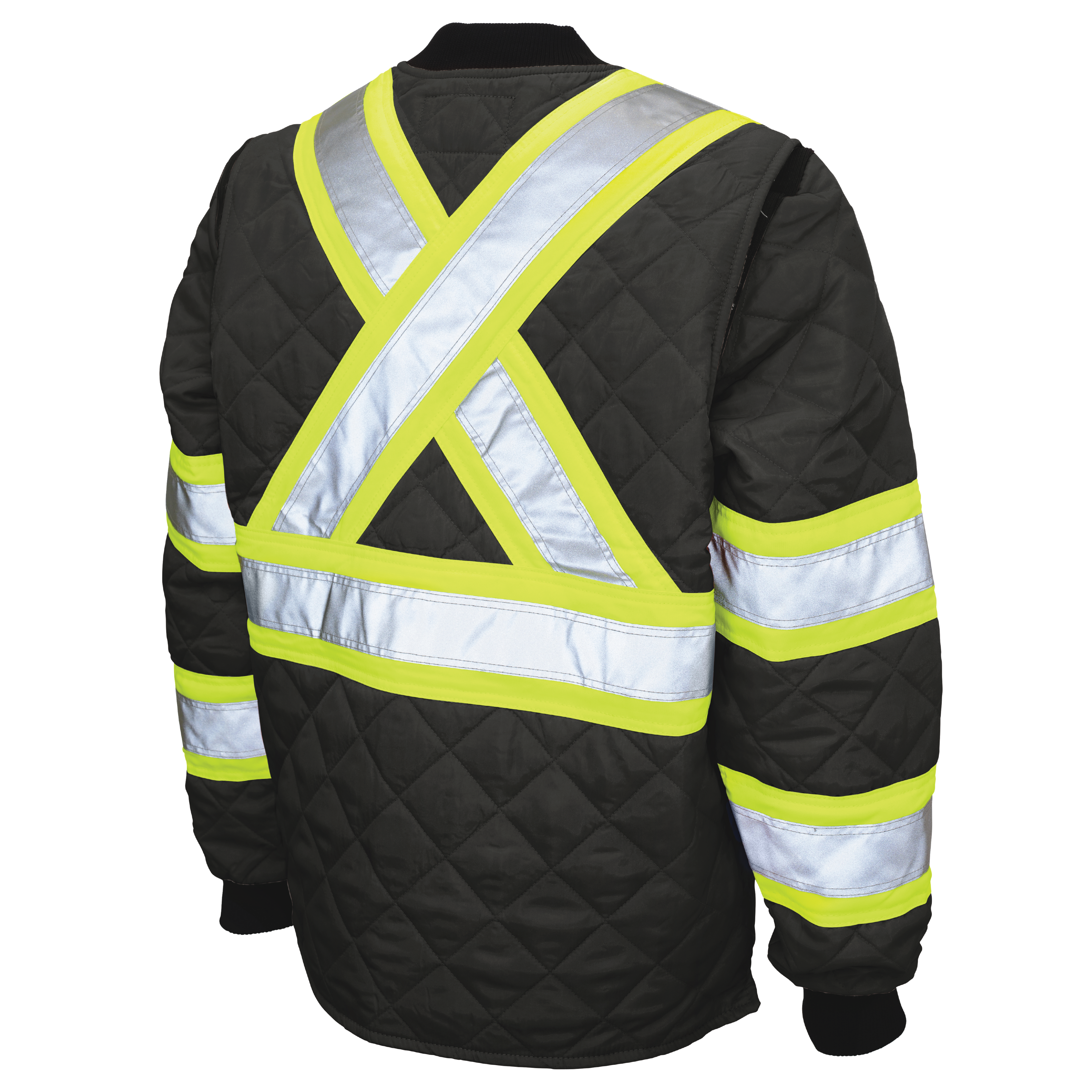 S432 - Quilted Safety Freezer Jacket S432 - Quilted Safety Freezer Jacket