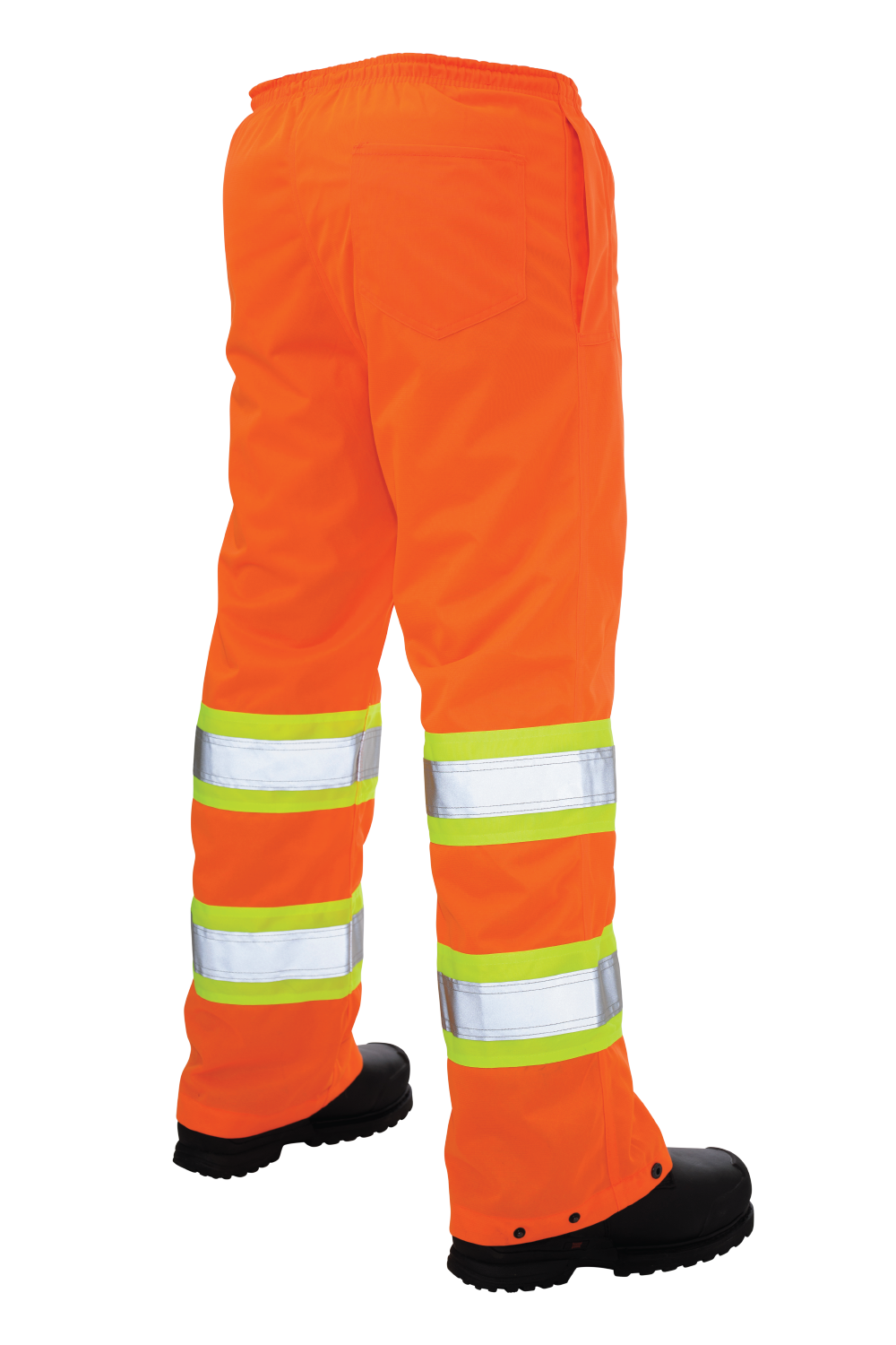360 Linc Pant Pantaloni Moto Uomo - Grigio/Arancione - Tessuto FR, Antistrappo, Inginocchiatura Rinforzata In Pelle