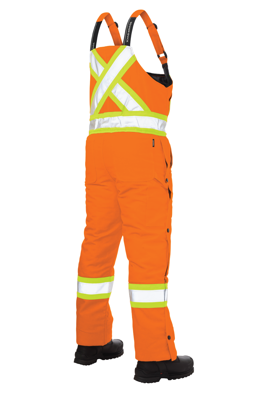 Orange Duck Insulated Safety Bib Overall S757 Back image