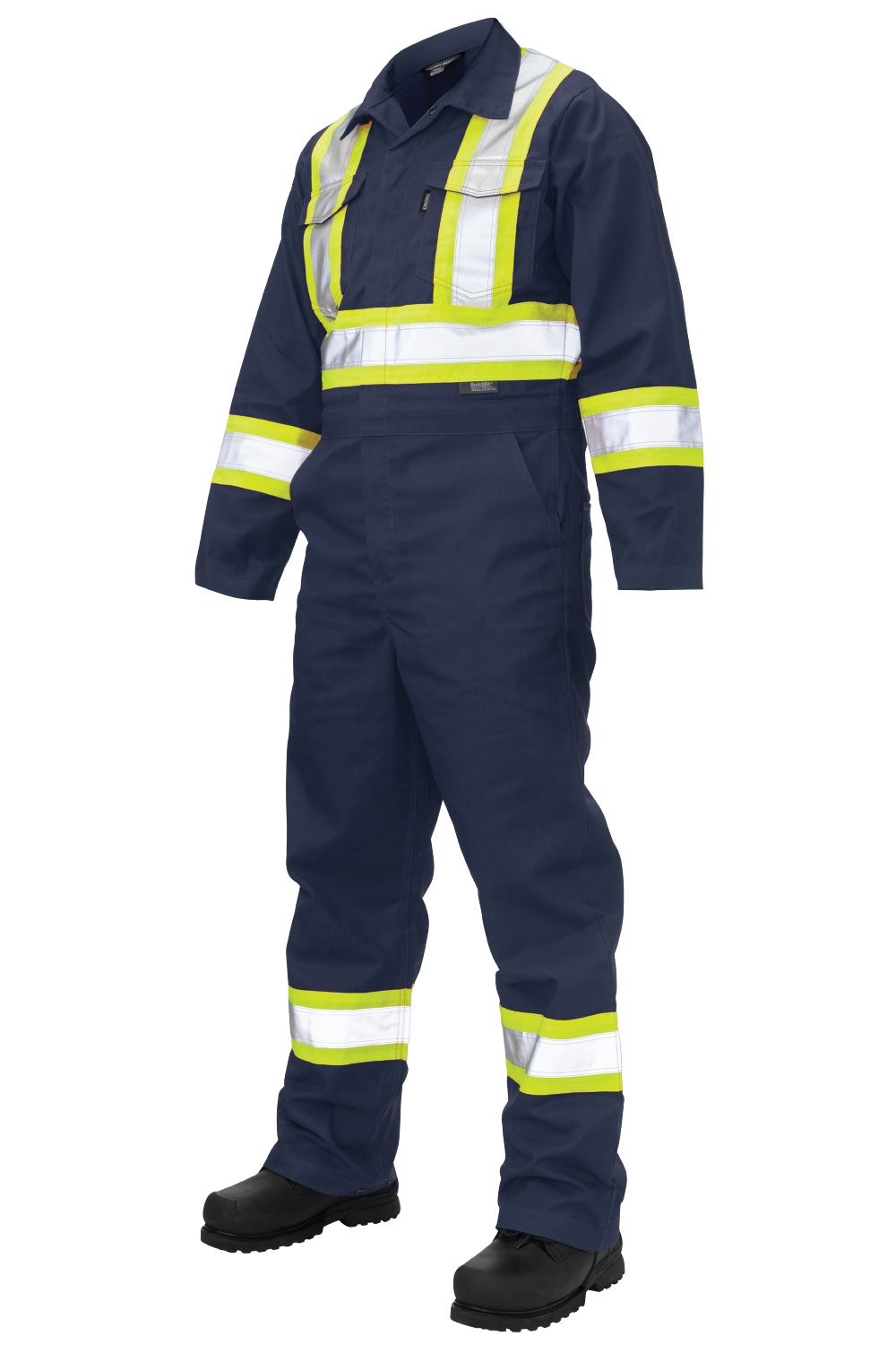 S792 - Twill Unlined Safety Coverall