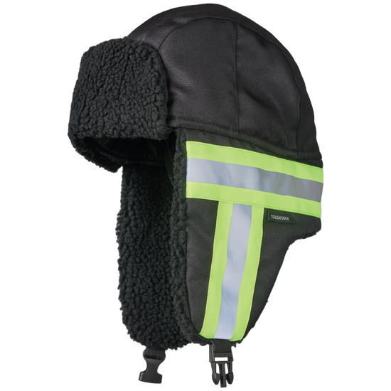 SA13 - Hi-Vis Aviator Hat with Contrast Tape Backing