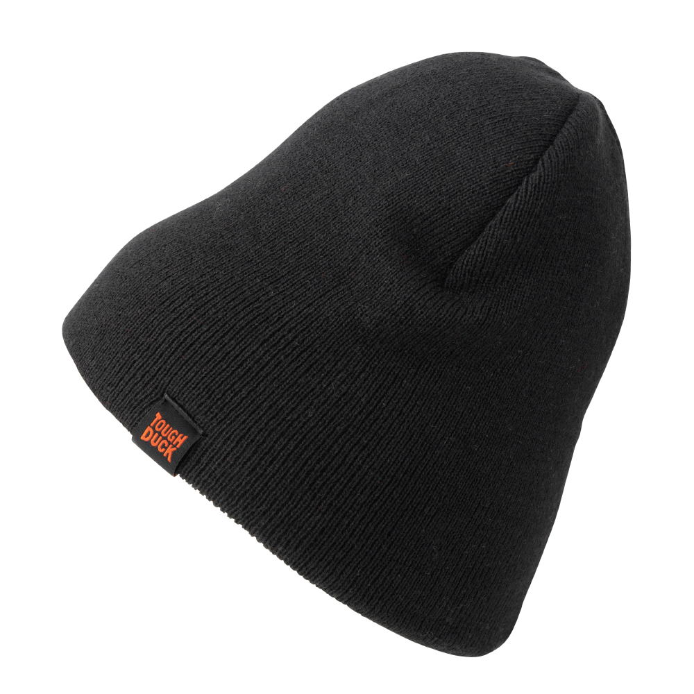 Black Reversible Safety Beanie SA283 Front image