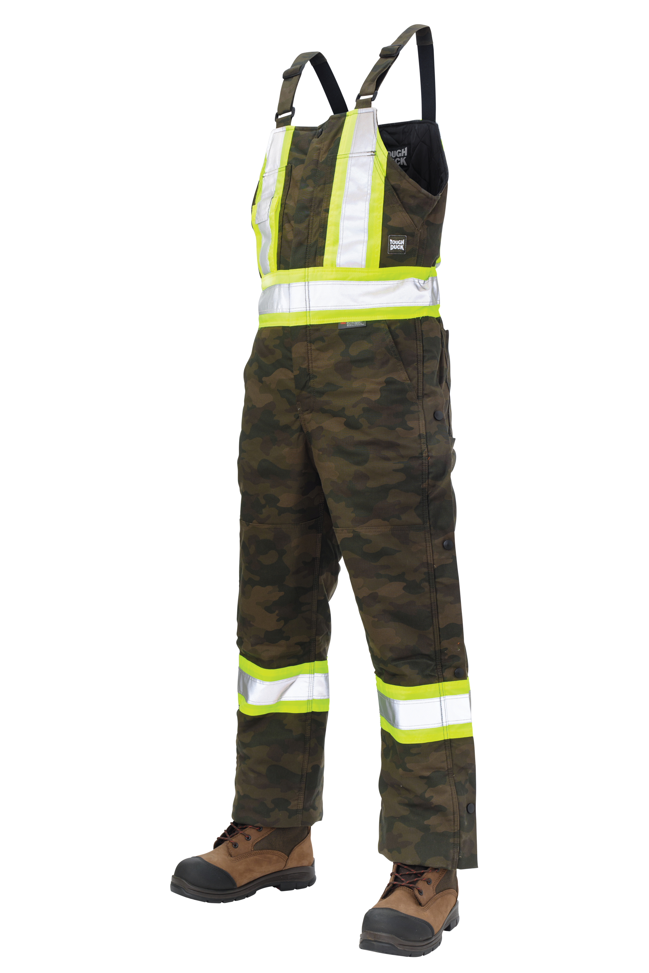 Camo Flex Duck Safety Bib Overall SB03 Front image