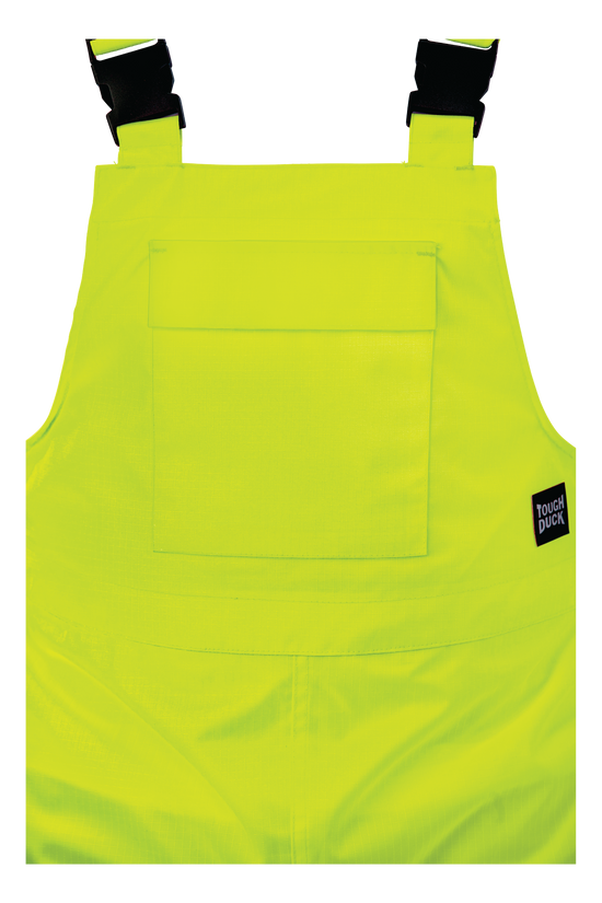 SB04 - Ripstop Unlined Safety Rain Bib Overall