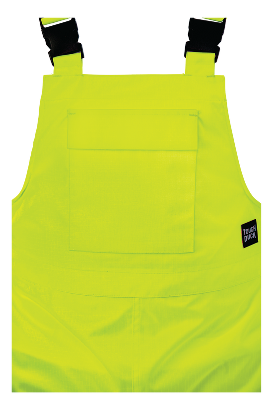 SB04 - Ripstop Unlined Safety Rain Bib Overall