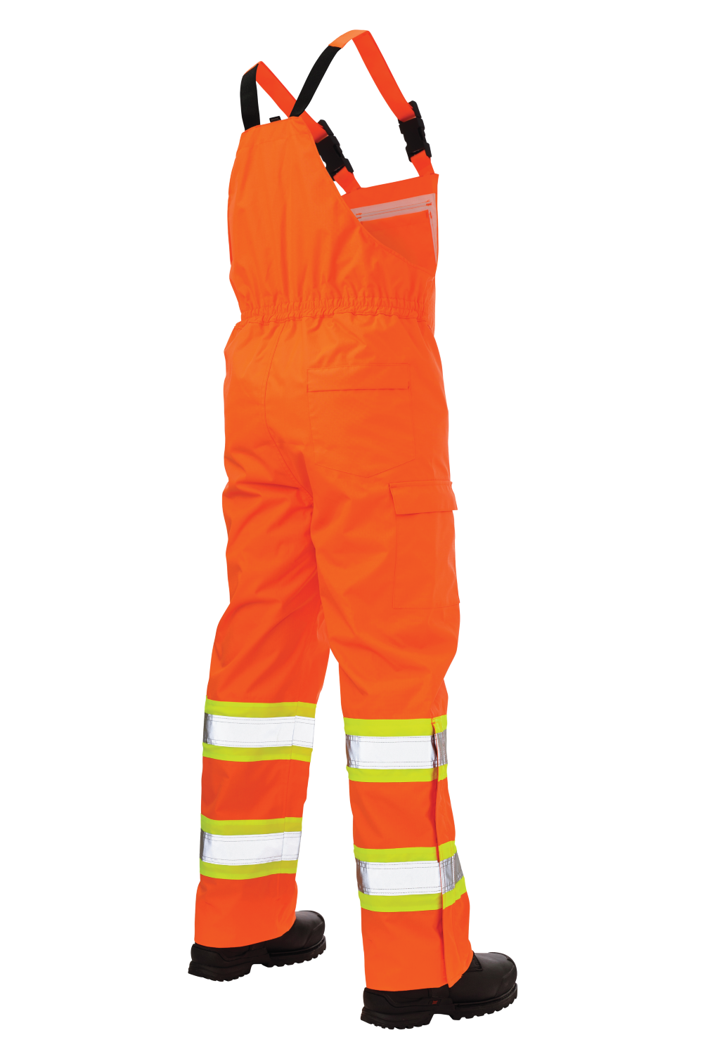 SB04 - Ripstop Unlined Safety Rain Bib Overall