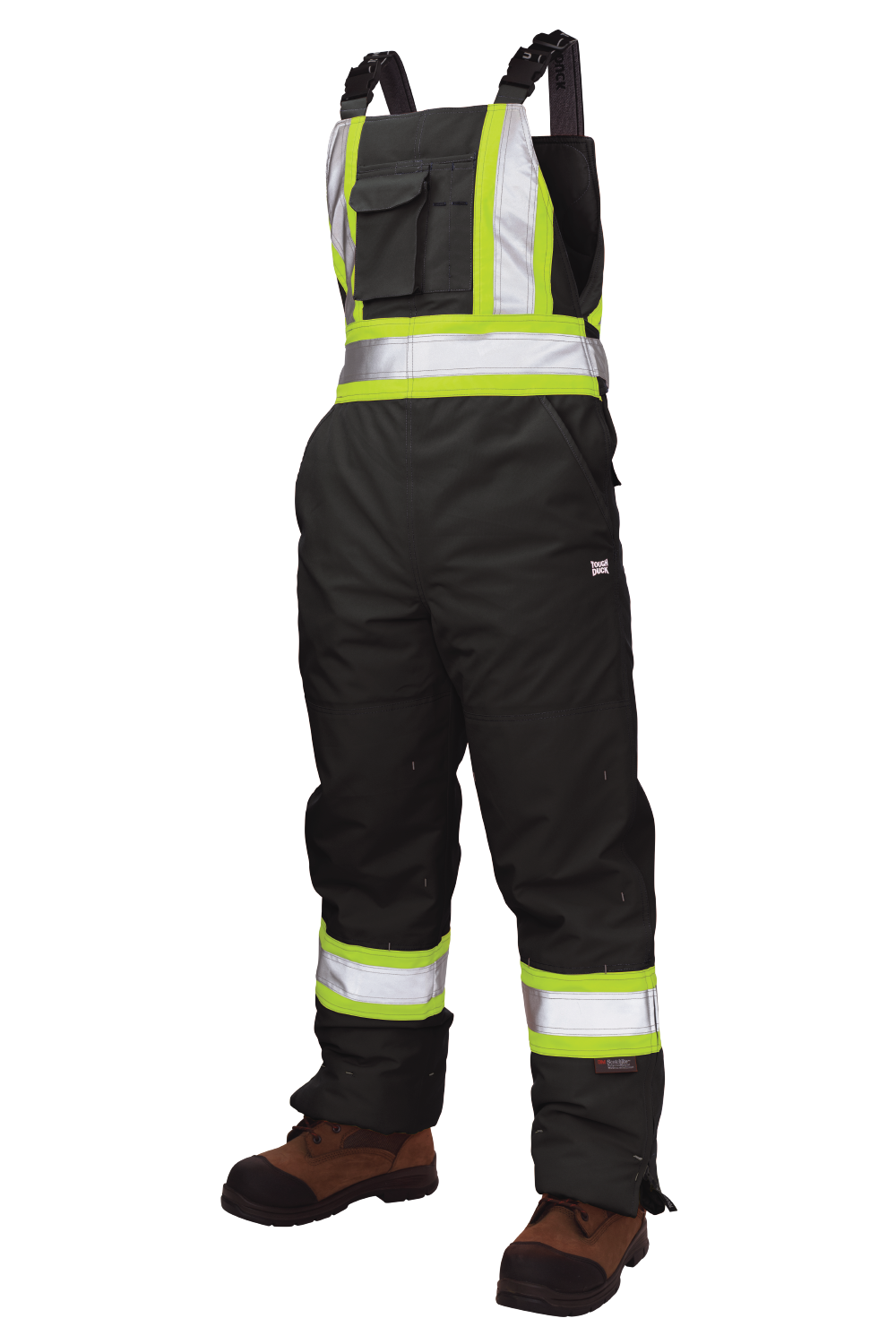 Black Women’s Insulated Flex Safety Bib SB07 Front image