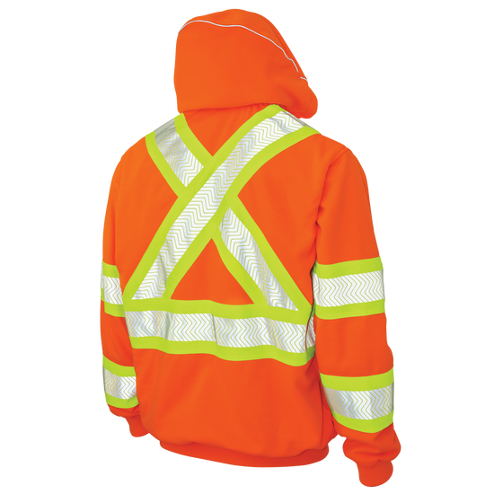 SJ16 - Fleece Thermal-Lined Safety Hoodie