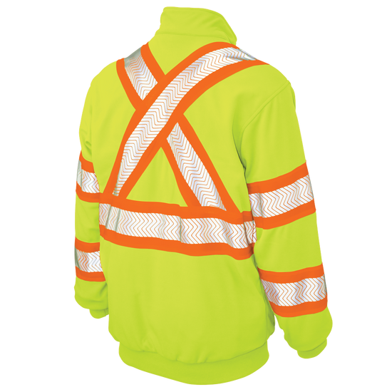 SJ19 - Fleece ¼ Zip Safety Pullover