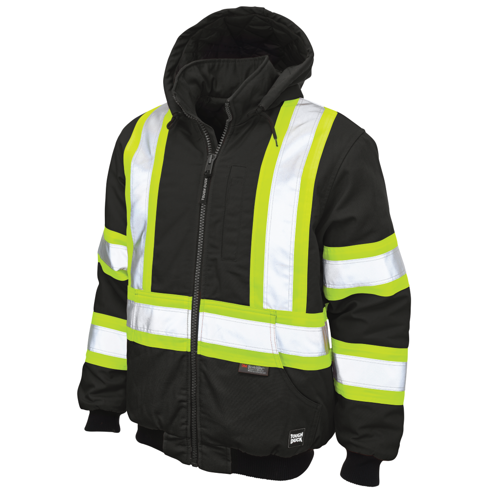 Black duck safety bomber jacket