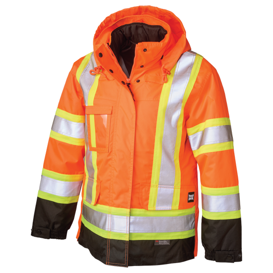 SJ46 - Women's Poly Oxford 5-In-1 Safety Jacket