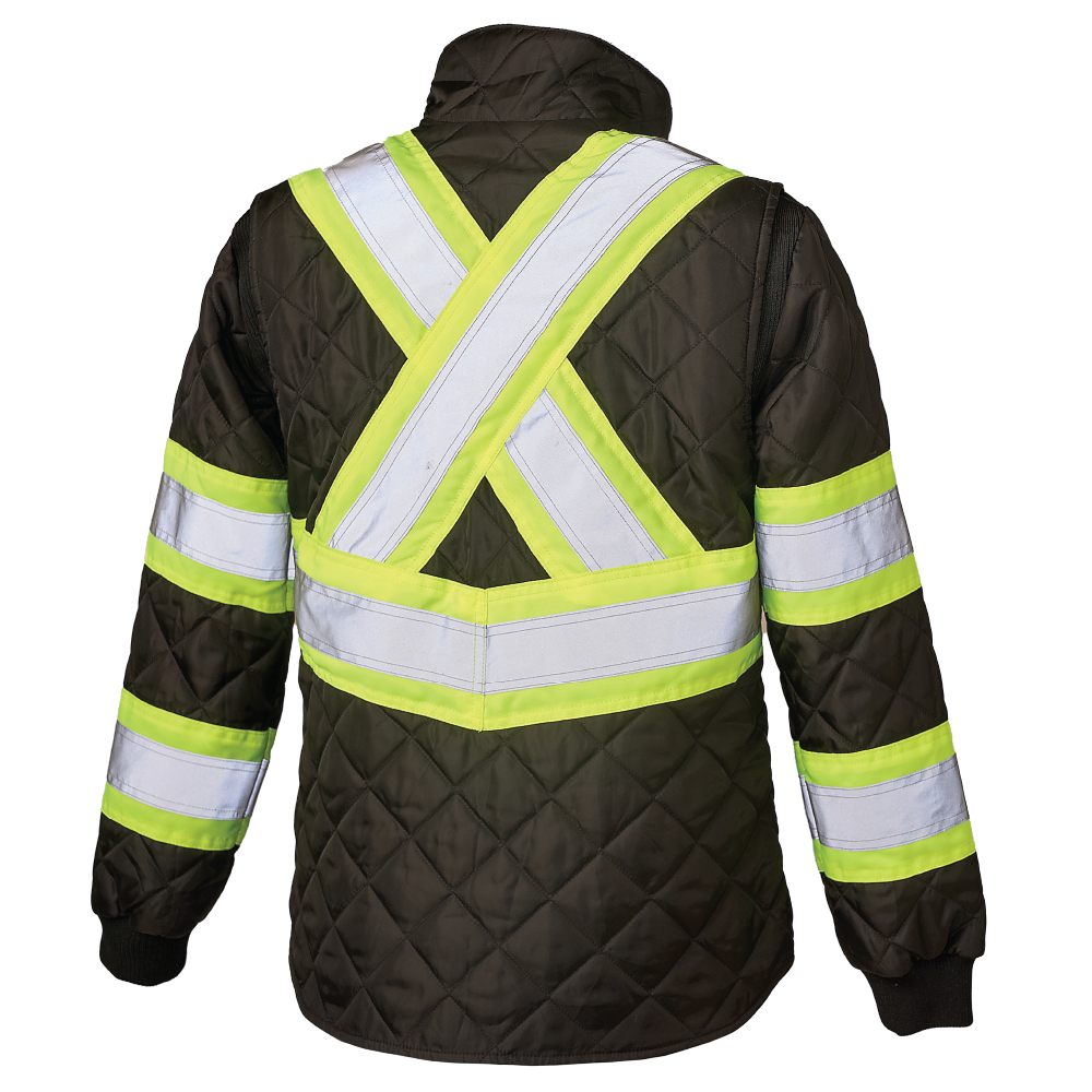 SJ47 - Women's Quilted Safety Freezer Jacket SJ47 - Women's Quilted Safety Freezer Jacket
