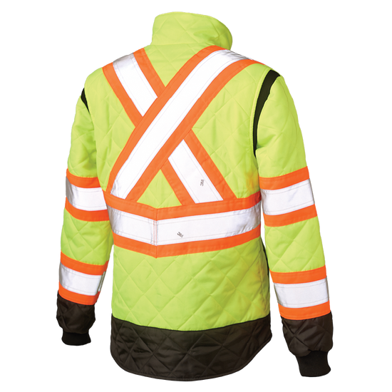 SJ47 - Women's Quilted Safety Freezer Jacket