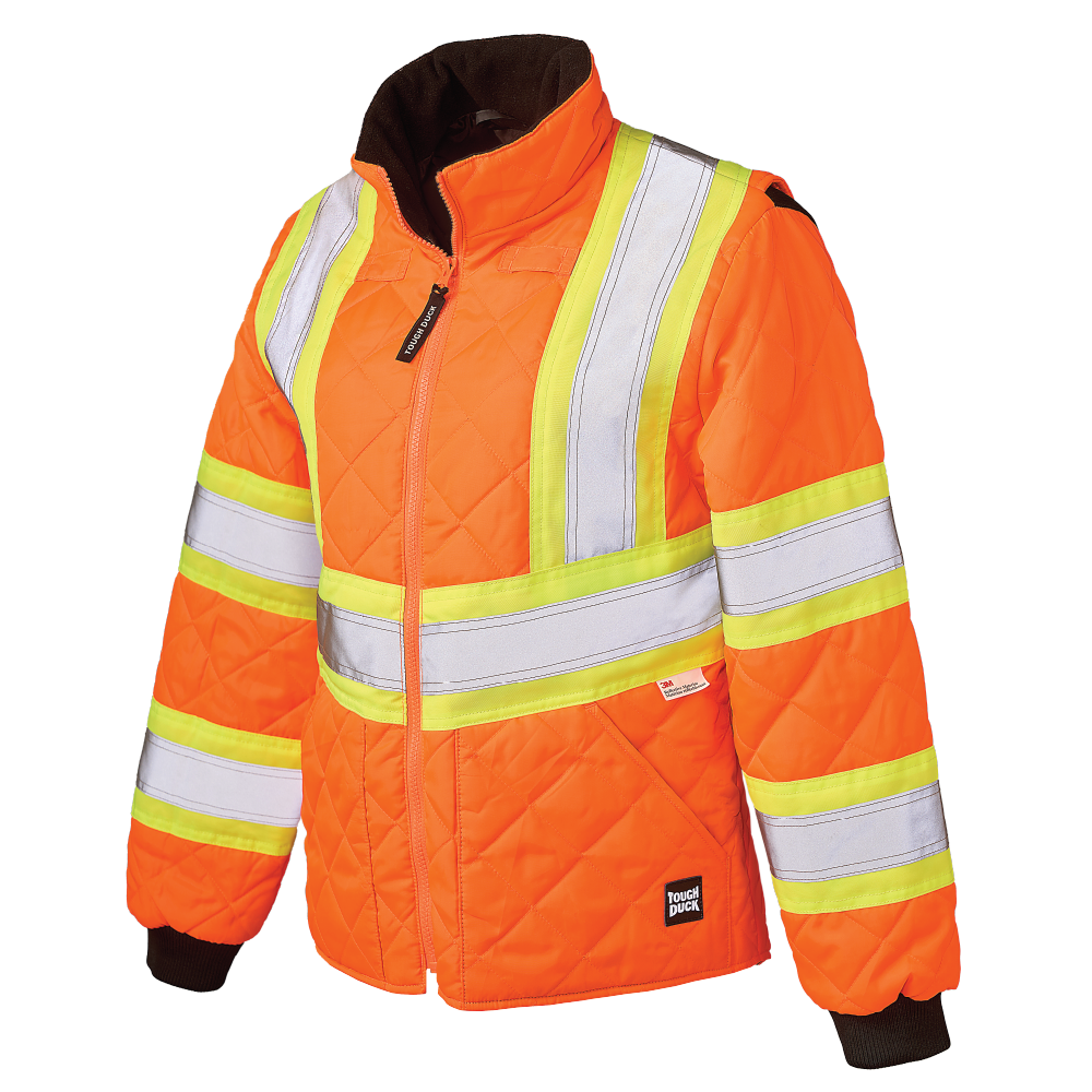 SJ47 - Women's Quilted Safety Freezer Jacket