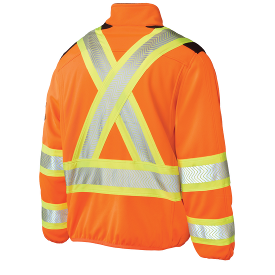 SJ49 - Zip Front Fleece Safety Jacket