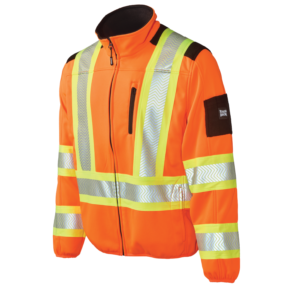 SJ49 - Zip Front Fleece Safety Jacket