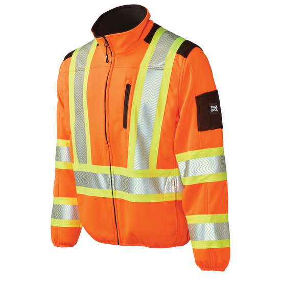 SJ49 - Zip Front Fleece Safety Jacket