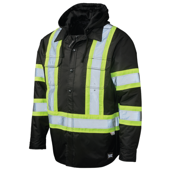 SJ51 - Veste de sécurité matelassée à capuche