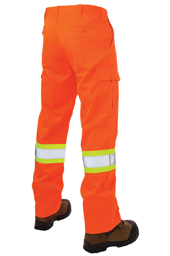 SP01 - Relaxed-Fit Twill Safety Cargo Work Pant