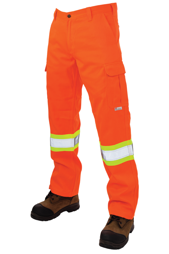 SP01 - Relaxed-Fit Twill Safety Cargo Work Pant