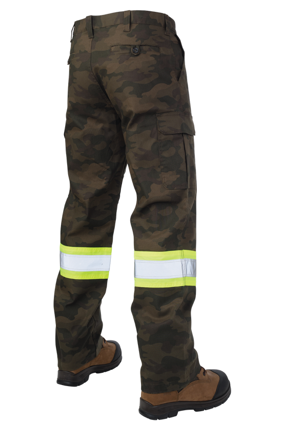 SP04 - Relaxed-Fit Camo Flex Duck Safety Cargo Utility Pant