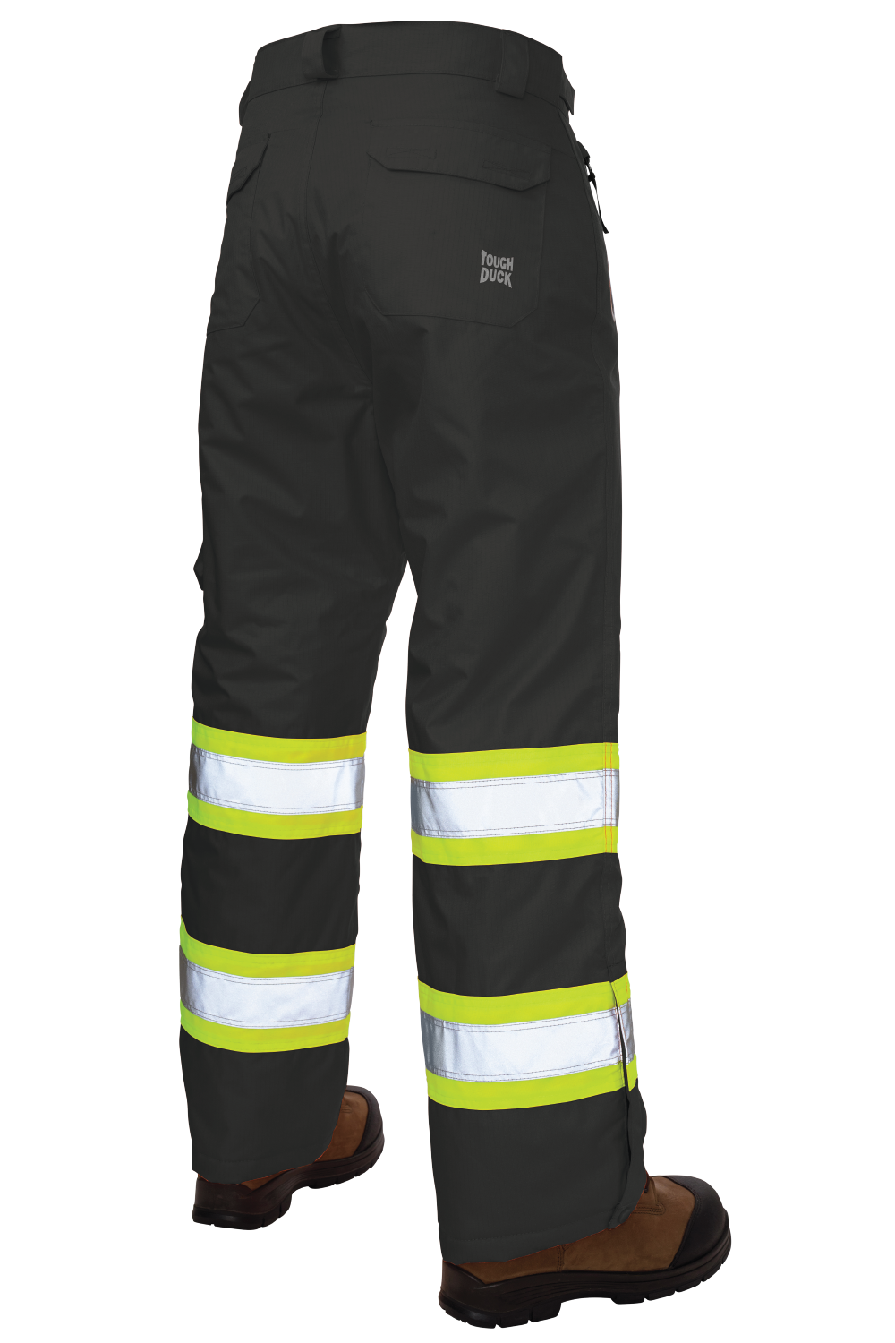 Black Pull-On Ripstop Technical Snow Pant SP08 Back image