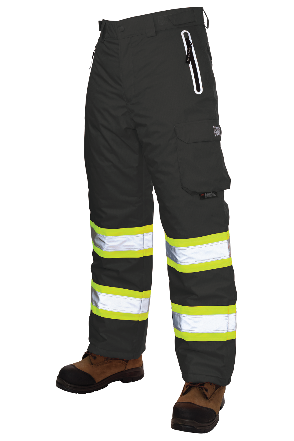 Black Pull-On Ripstop Technical Snow Pant SP08 Front image