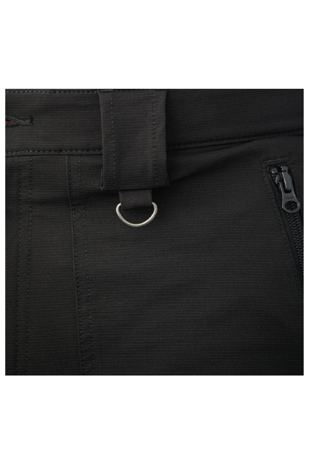 Black Comfort-Fit Free-Stretch Safety Jogger SP10 belt tunnel image