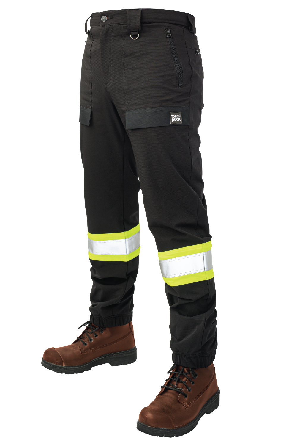 Black Comfort-Fit Free-Stretch Safety Jogger SP10 Front image