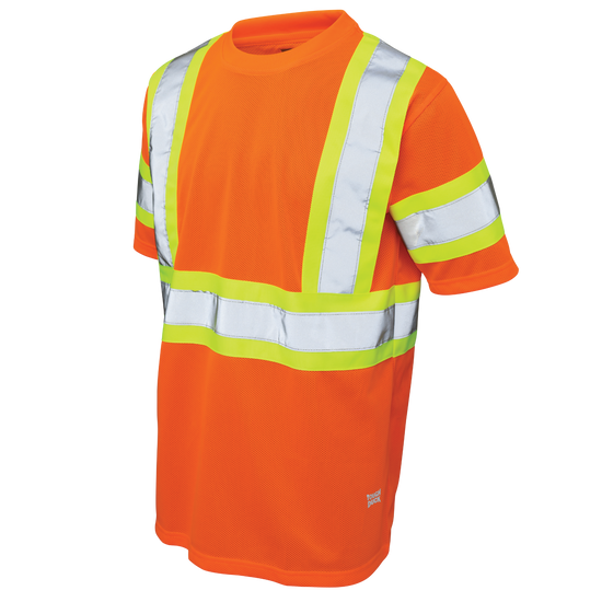 ST09 - Micro Mesh Short-Sleeve Safety T- Shirt