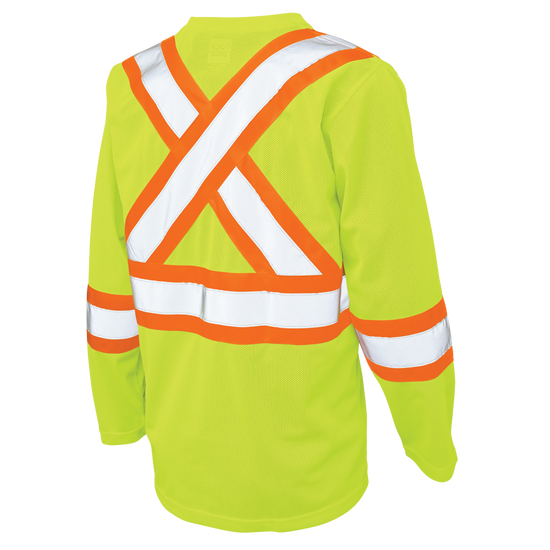 ST10 - Micro Mesh Long-Sleeve Safety T-Shirt