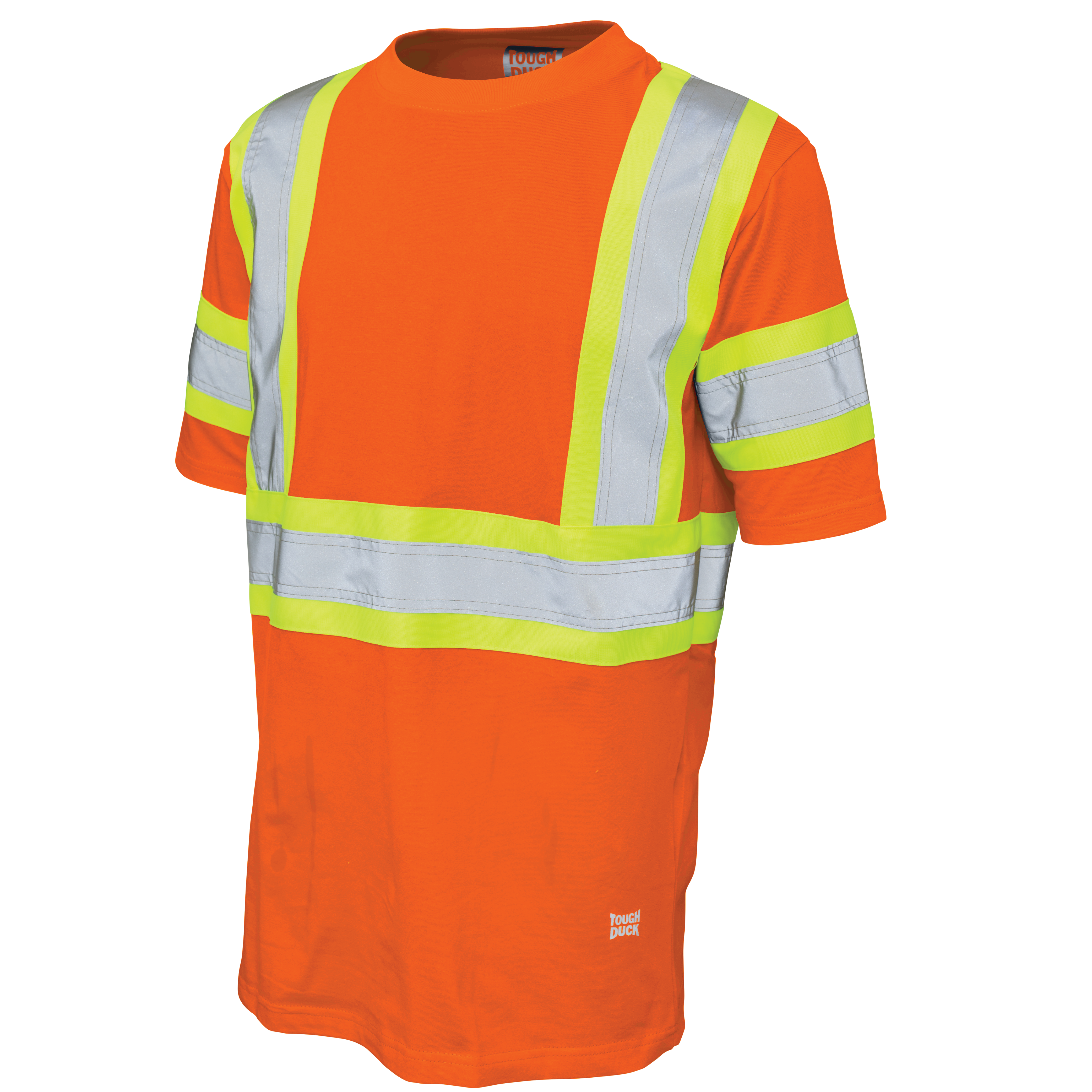Orange Cotton Jersey Short-Sleeve Safety T-Shirt ST11 Front image