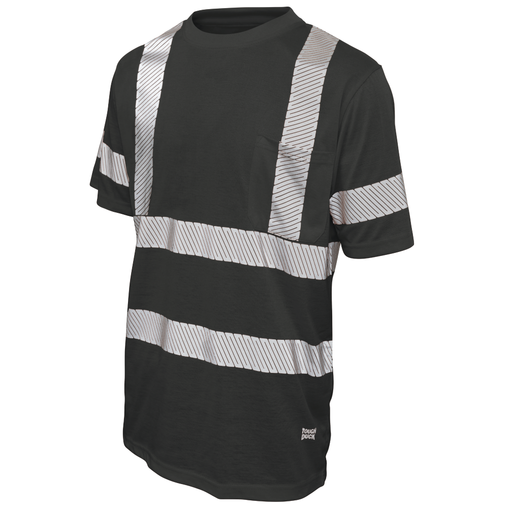 Black jersey safety t-shirt
