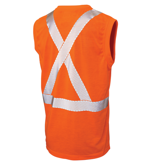 ST15 - Polyester Jersey Sleeveless Safety T-Shirt