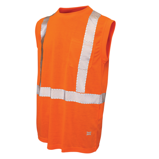 ST15 - Polyester Jersey Sleeveless Safety T-Shirt