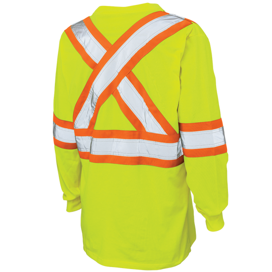 ST21 - Cotton Jersey Long-Sleeve Safety T-Shirt